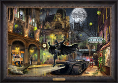 Batman™ Gotham City™ Wall Art by Thomas Kinkade Studios Estate Edition Canvas 24" x 36" Cabernet