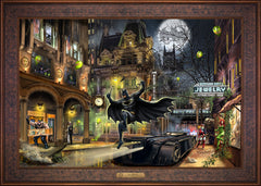 Batman™ Gotham City™ Wall Art by Thomas Kinkade Studios Estate Edition Canvas 24" x 36" Gallery Bronze