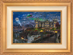 Wayne Manor ™ Wall Art by Thomas Kinkade Studios Standard Number Canvas 12" x 18" Antique Gold