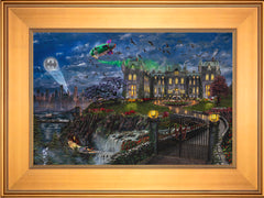 Wayne Manor ™ Wall Art by Thomas Kinkade Studios Standard Number Canvas 12" x 18" Gallery Gold