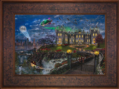 Wayne Manor ™ Wall Art by Thomas Kinkade Studios Standard Number Canvas 12" x 18" Gallery Bronze