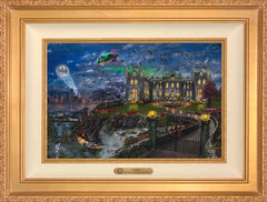 Wayne Manor ™ Wall Art by Thomas Kinkade Studios Estate Edition Canvas 12" x 18" Antique Gold