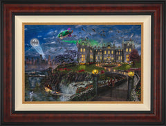 Wayne Manor ™ Wall Art by Thomas Kinkade Studios Standard Number Canvas 18" x 27" Gallery Burl