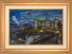Wayne Manor ™ Wall Art by Thomas Kinkade Studios Standard Number Canvas 18" x 27" Antique Gold