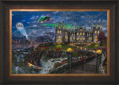 Wayne Manor ™ Wall Art by Thomas Kinkade Studios Standard Number Canvas 18" x 27" Estate Bronze