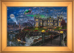 Wayne Manor ™ Wall Art by Thomas Kinkade Studios Standard Number Canvas 18" x 27" Gallery Gold