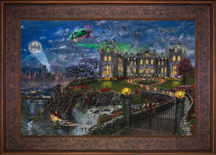 Wayne Manor ™ Wall Art by Thomas Kinkade Studios Standard Number Canvas 18" x 27" Gallery Bronze