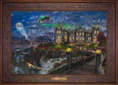 Wayne Manor ™ Wall Art by Thomas Kinkade Studios Estate Edition Canvas 18" x 27" Gallery Bronze