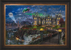 Wayne Manor ™ Wall Art by Thomas Kinkade Studios Standard Number Canvas 24" x 36" Estate Bronze