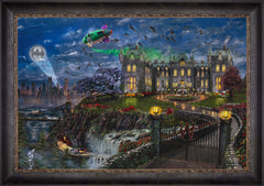 Wayne Manor ™ Wall Art by Thomas Kinkade Studios Standard Number Canvas 24" x 36" Cabernet