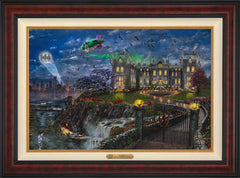 Wayne Manor ™ Wall Art by Thomas Kinkade Studios Estate Edition Canvas 24" x 36" Gallery Burl