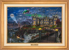 Wayne Manor ™ Wall Art by Thomas Kinkade Studios Estate Edition Canvas 24" x 36" Antique Gold