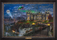 Wayne Manor ™ Wall Art by Thomas Kinkade Studios Estate Edition Canvas 24" x 36" Cabernet
