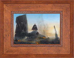 The Mandalorian ™ - Undeterred Wall Art by Thomas Kinkade Studios Standard Number Canvas 12" x 18" Rustic Andalucian