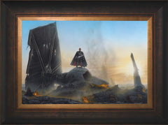The Mandalorian ™ - Undeterred Wall Art by Thomas Kinkade Studios Standard Number Canvas 12" x 18" Estate Bronze
