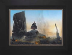 The Mandalorian ™ - Undeterred Wall Art by Thomas Kinkade Studios Standard Number Canvas 12" x 18" Modern Black