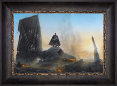 The Mandalorian ™ - Undeterred Wall Art by Thomas Kinkade Studios Standard Number Canvas 12" x 18" Cabernet