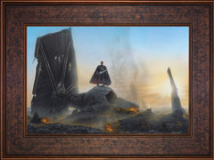 The Mandalorian ™ - Undeterred Wall Art by Thomas Kinkade Studios Standard Number Canvas 12" x 18" Gallery Bronze