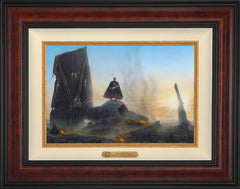 The Mandalorian ™ - Undeterred Wall Art by Thomas Kinkade Studios Estate Edition Canvas 12" x 18" Gallery Burl