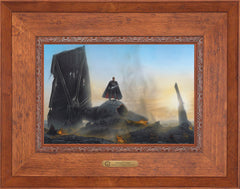 The Mandalorian ™ - Undeterred Wall Art by Thomas Kinkade Studios Estate Edition Canvas 12" x 18" Rustic Andalucian