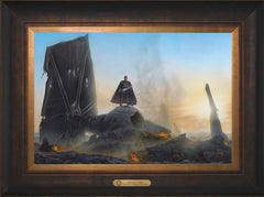 The Mandalorian ™ - Undeterred Wall Art by Thomas Kinkade Studios Estate Edition Canvas 12" x 18" Estate Bronze