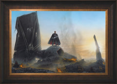 The Mandalorian ™ - Undeterred Wall Art by Thomas Kinkade Studios Standard Number Canvas 18" x 27" Estate Bronze