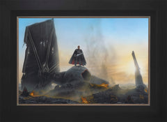 The Mandalorian ™ - Undeterred Wall Art by Thomas Kinkade Studios Standard Number Canvas 18" x 27" Modern Black