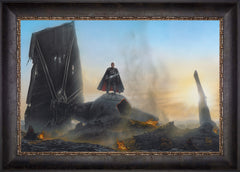 The Mandalorian ™ - Undeterred Wall Art by Thomas Kinkade Studios Standard Number Canvas 18" x 27" Cabernet