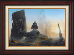 The Mandalorian ™ - Undeterred Wall Art by Thomas Kinkade Studios Standard Number Canvas 24" x 36" Gallery Burl