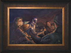 The Mandalorian ™ - An Uneasy Alliance Wall Art by Thomas Kinkade Studios Standard Number Canvas 12" x 18" Estate Bronze