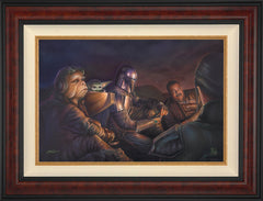 The Mandalorian ™ - An Uneasy Alliance Wall Art by Thomas Kinkade Studios Standard Number Canvas 18" x 27" Gallery Burl