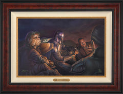 The Mandalorian ™ - An Uneasy Alliance Wall Art by Thomas Kinkade Studios Estate Edition Canvas 18" x 27" Gallery Burl
