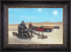 The Mandalorian ™ - The Marshal Wall Art by Thomas Kinkade Studios Standard Number Canvas 12" x 18" Cabernet