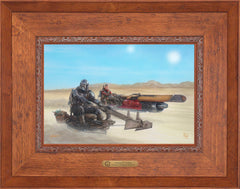 The Mandalorian ™ - The Marshal Wall Art by Thomas Kinkade Studios Estate Edition Canvas 12" x 18" Rustic Andalucian