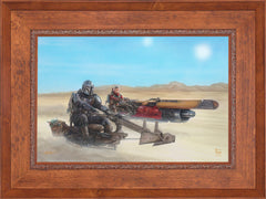 The Mandalorian ™ - The Marshal Wall Art by Thomas Kinkade Studios Standard Number Canvas 18" x 27" Rustic Andalucian
