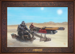 The Mandalorian ™ - The Marshal Wall Art by Thomas Kinkade Studios Estate Edition Canvas 18" x 27" Gallery Bronze