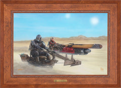 The Mandalorian ™ - The Marshal Wall Art by Thomas Kinkade Studios Estate Edition Canvas 24" x 36" Rustic Andalucian
