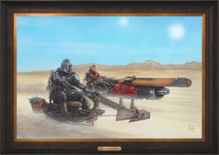 The Mandalorian ™ - The Marshal Wall Art by Thomas Kinkade Studios Estate Edition Canvas 24" x 36" Estate Bronze
