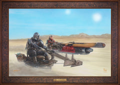 The Mandalorian ™ - The Marshal Wall Art by Thomas Kinkade Studios Estate Edition Canvas 24" x 36" Gallery Bronze