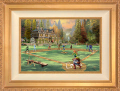 X-Men Wall Art by Thomas Kinkade Studios Standard Number Canvas 12" x 18" Antique Gold