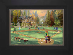 X-Men Wall Art by Thomas Kinkade Studios Standard Number Canvas 12" x 18" Modern Black