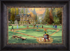 X-Men Wall Art by Thomas Kinkade Studios Standard Number Canvas 12" x 18" Cabernet