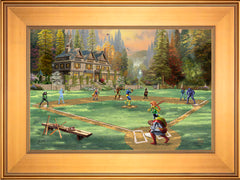 X-Men Wall Art by Thomas Kinkade Studios Standard Number Canvas 12" x 18" Gallery Gold