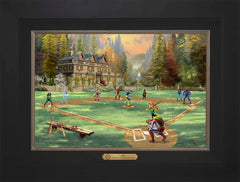 X-Men Wall Art by Thomas Kinkade Studios Estate Edition Canvas 12" x 18" Modern Black