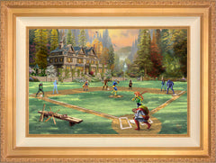 X-Men Wall Art by Thomas Kinkade Studios Standard Number Canvas 18" x 27" Antique Gold