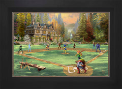 X-Men Wall Art by Thomas Kinkade Studios Standard Number Canvas 18" x 27" Modern Black