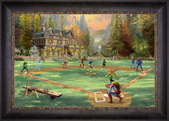 X-Men Wall Art by Thomas Kinkade Studios Standard Number Canvas 18" x 27" Cabernet