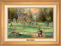 X-Men Wall Art by Thomas Kinkade Studios Estate Edition Canvas 18" x 27" Antique Gold