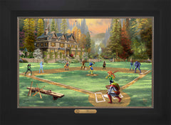 X-Men Wall Art by Thomas Kinkade Studios Estate Edition Canvas 18" x 27" Modern Black