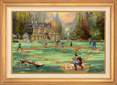 X-Men Wall Art by Thomas Kinkade Studios Standard Number Canvas 24" x 36" Antique Gold